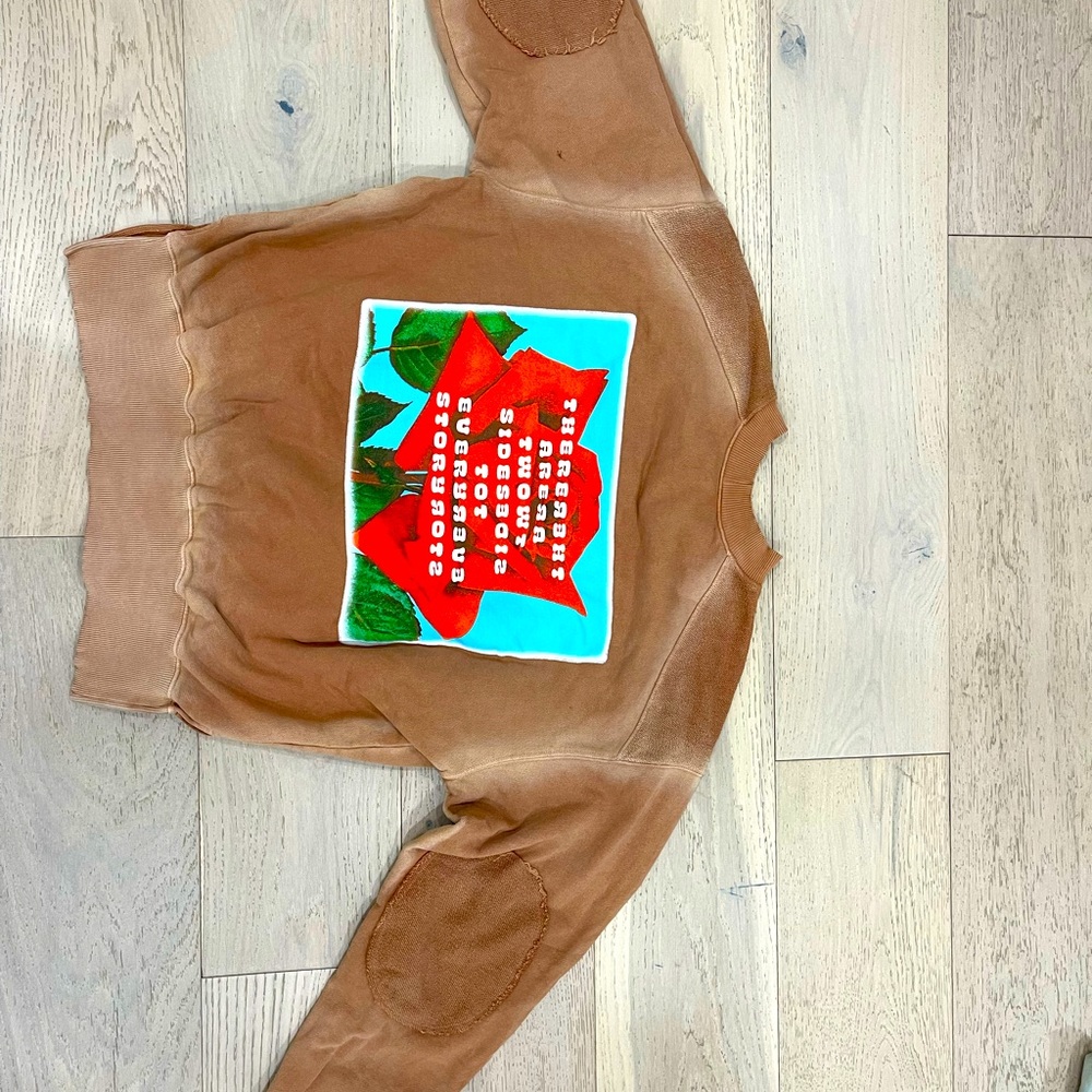 Boys Lie “From this perspective” Crewneck Brown Size